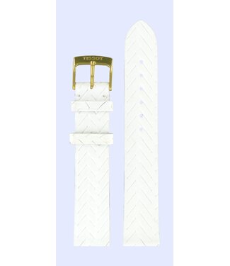 Tissot Tissot T71333632 Watch Band White Leather 17 mm