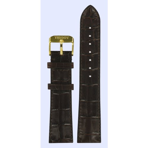 Tissot Tissot T71363234 Bracelet De Montre Brun Foncé Cuir 21 mm Tissot Tissot T71363234 Bracelet De Montre Brun Foncé Cuir 21 mm