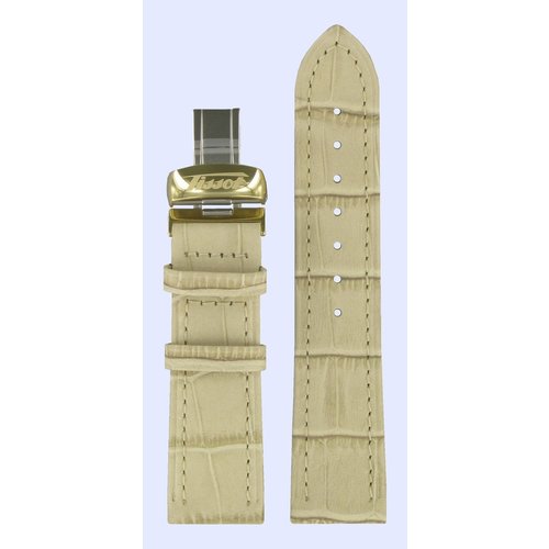 Tissot Tissot T56561232 Heritage Bracelet De Montre Crème Cuir 20 mm Tissot Tissot T56561232 Heritage Bracelet De Montre Crème Cuir 20 mm