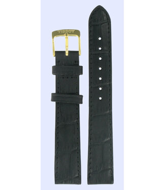 Tissot Tissot T71315976 Watch Band Black Leather 16 mm