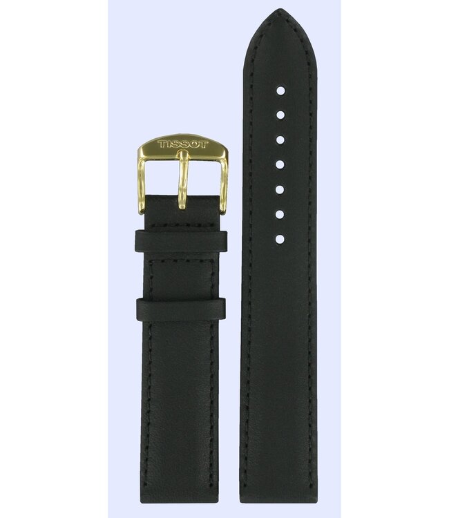 Tissot T033410A T-Classic Watch Band T600027541 Black Leather 19 mm Classic Dream