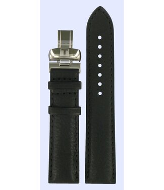 Tissot Tissot T008414A & T014427A PRC 200 Watch Band Black Leather 20 mm