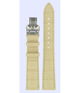 Tissot Tissot T008217A Horlogeband Beige Leer 17 mm