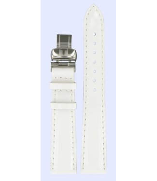 Tissot Tissot T008217A Watch Band White Leather 17 mm