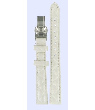 Tissot Tissot T58123511 Watch Band White Leather 12 mm