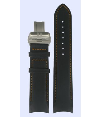 Tissot Tissot T035407A Horlogeband Zwart Leer 22 mm