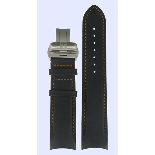 Tissot Tissot T035407A Horlogeband Zwart Leer 22 mm Tissot Tissot T035407A Horlogeband Zwart Leer 22 mm