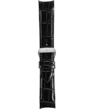 Tissot Tissot T035614A & T035627A T-Classic Uhrenarmband Schwarz Leder 24 mm