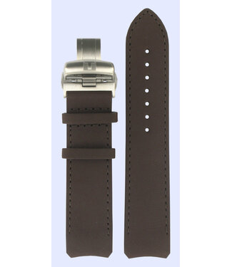Tissot Tissot T013420A Horlogeband Donkerbruin Leer 21 mm