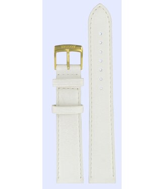 Tissot Tissot T71342974 Watch Band White Leather 18 mm