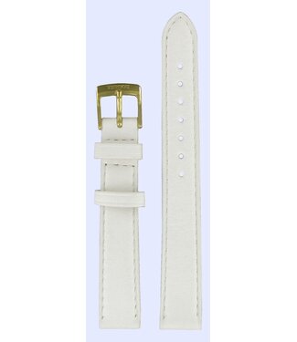 Tissot Tissot T71312974 Pulseira De Relógio Branco Couro 14 mm