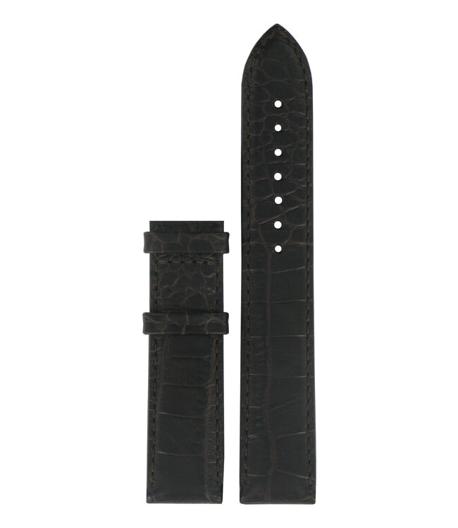Tissot T038430A XL Watch Band Dark Brown Leather 19 mm Watch Plaza