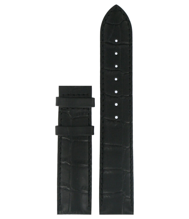 Tissot T006407A, T006428A & T006424A Watch Band T610014581 Black Leather 19 mm Le Locle