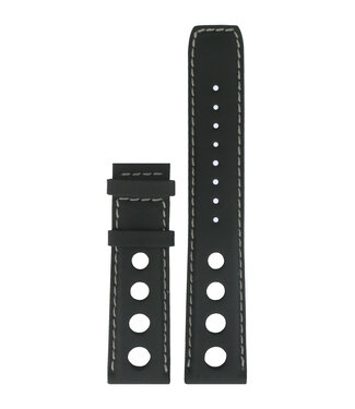 Tissot Tissot T91142651 & T91142331 XL Pulseira De Relógio Preto Couro 20 mm