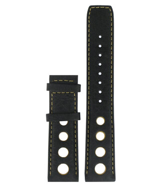 Tissot Tissot T91142851 & T91142781 XL Horlogeband Zwart Leer 20 mm