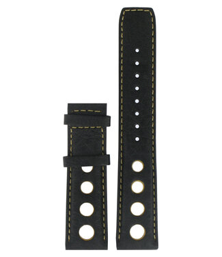 Tissot Tissot T91142851 & T91142781 XL Watch Band Black Leather 20 mm