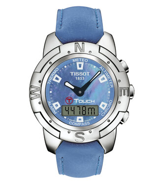 Tissot Tissot T33763881 Horlogeband Blauw Siliconen 20 mm