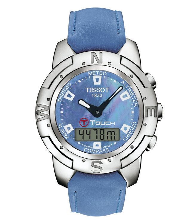Tissot T33763881 Horlogeband T610020044 Blauw Siliconen 20 mm T-Touch