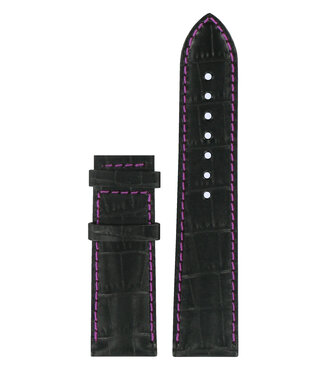 Tissot Tissot T005510A Watch Band Black Leather 20 mm