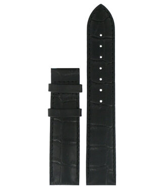 Tissot Tissot T006408A, T006424A & T006428A XL Cinturino Dell'Orologio Nero Pelle 19 mm