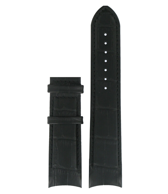 Tissot T035407A, T035428A & T035446A - XL Uhrenarmband T610028558 Schwarz Leder 22 mm Couturier