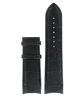 Tissot Tissot T035614A & T035627A - XS Horlogeband Zwart Leer 24 mm