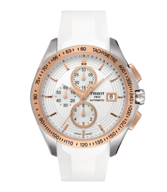 Tissot Tissot T024427A Horlogeband Wit Siliconen 22 mm