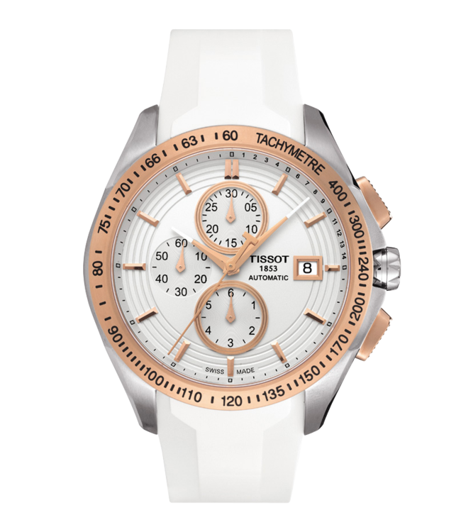 Tissot T024427A Horlogeband T610028911 Wit Siliconen 22 mm Veloci-T