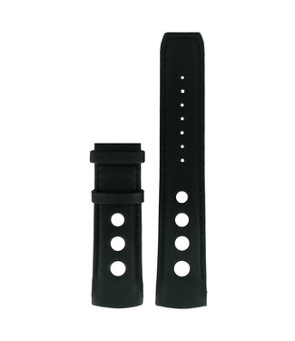 Tissot Tissot T044614A & T044632A Watch Band Black Leather 22 mm