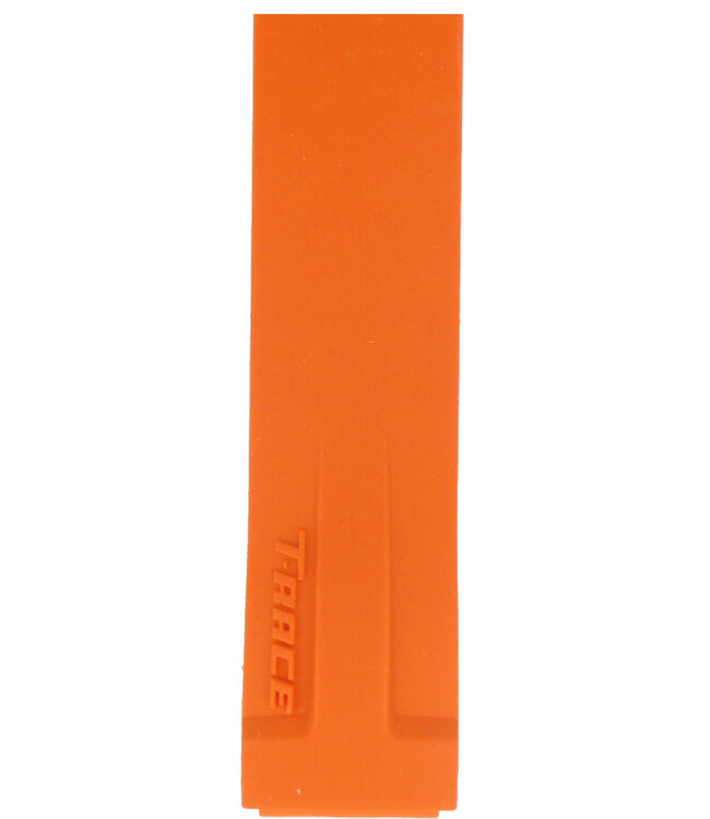 Tissot T048417A & T048427A Watch Band T610030253 Orange Silicone 21 mm T-Race