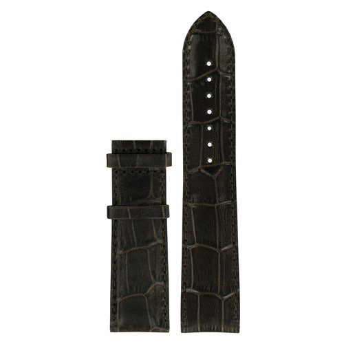Tissot Tissot T059527A Watch Band Dark Brown Leather 22 mm Tissot Tissot T059527A Watch Band Dark Brown Leather 22 mm