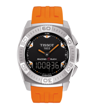 Tissot Tissot T002520A Pulseira De Relógio Laranja Silicone 23 mm