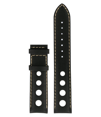 Tissot Tissot T014421A Uhrenarmband Schwarz Leder 19 mm