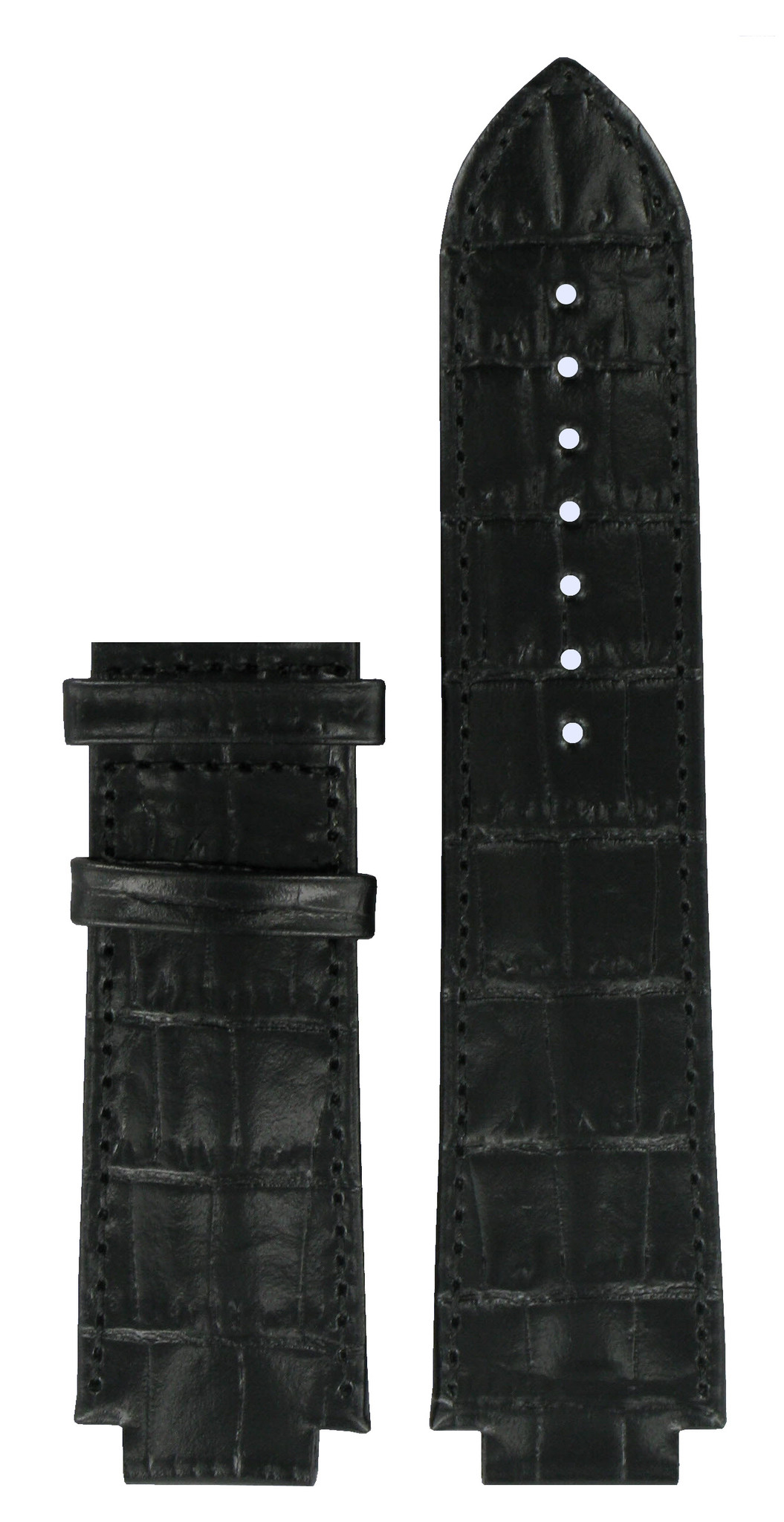 Tissot T0617171605100 XL Watch Band Black Leather 16 mm