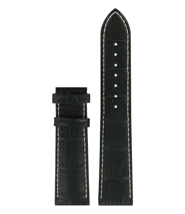 Tissot T063617A - XL Watch Band T610031124 Black Leather 20 mm Tradition