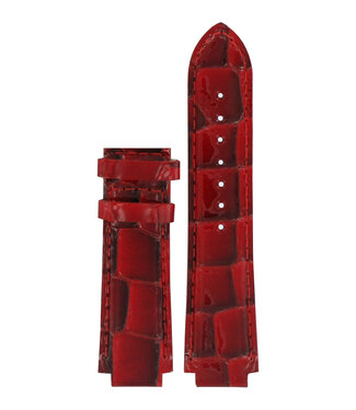 Tissot Tissot T061310A Watch Band Red Leather 14 mm