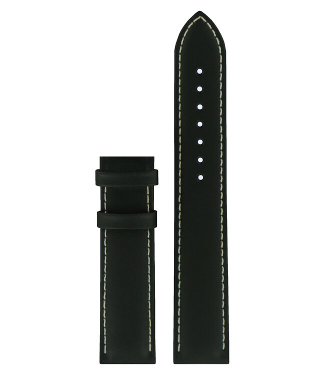 Tissot T067417A Uhrenarmband T610031784 Schwarz Leder 19 mm PRS 200