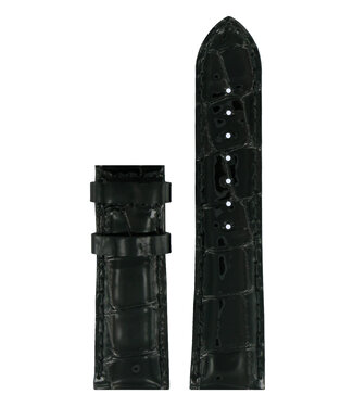 Tissot Tissot T052210A Uhrenarmband Schwarz Leder 20 mm