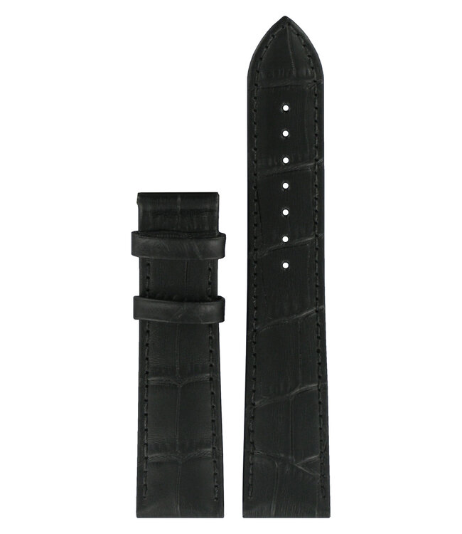 Tissot T063610A, T063907A & T063407A XL Watch Band T610031945 Black Leather 20 mm Tradition