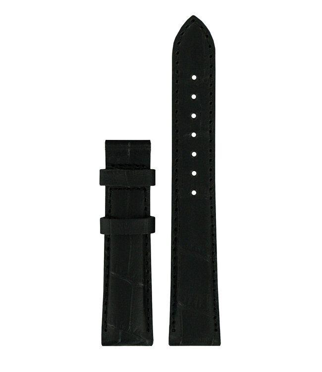 Tissot T063428A, T063907A & T019430A XL Watch Band T610031947 Dark Brown Leather 20 mm Tradition & Visodate