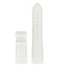 Tissot Tissot T047220A Cinturino Dell'Orologio Bianco Pelle 21 mm