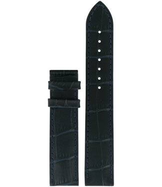 Tissot Tissot T055417A & T055410A - XL Cinturino Dell'Orologio Blu Scuro Pelle 19 mm