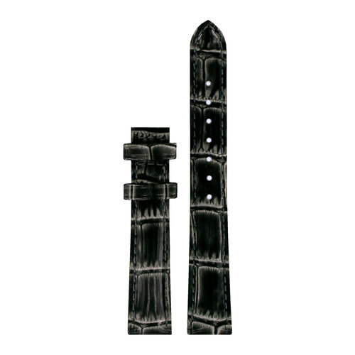 Tissot Tissot T0733101611600 Watch Band Dark Gray Leather 14 mm Tissot Tissot T0733101611600 Watch Band Dark Gray Leather 14 mm