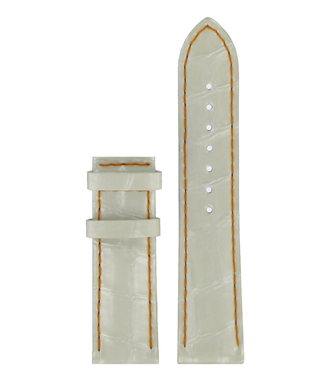 Tissot T014417A Danica Patrick XL Watch Band T610033896 White Leather 19 mm PRC 200