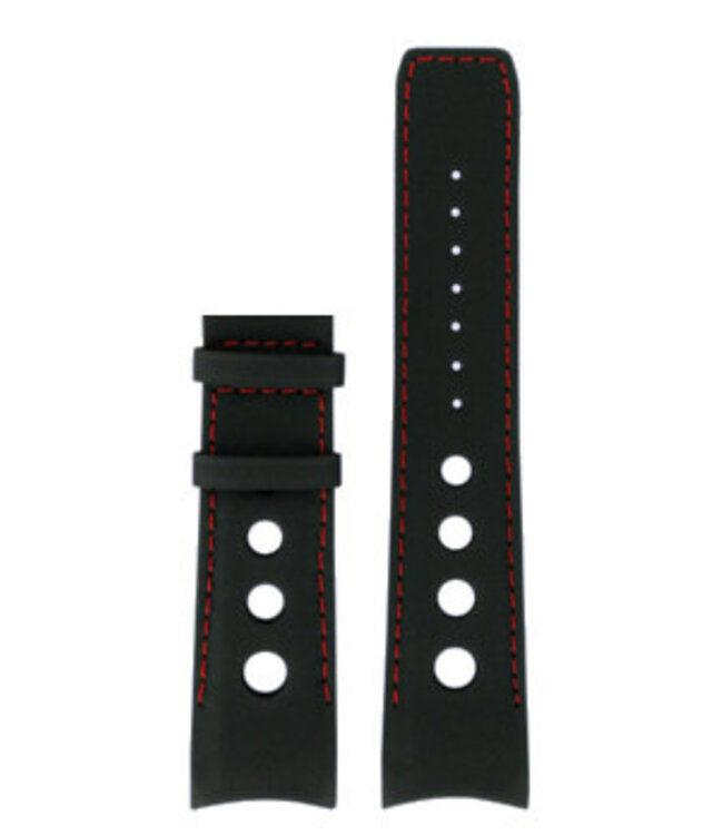 Tissot T079427A Horlogeband T610034296 Zwart Leer 23 mm PRS 516