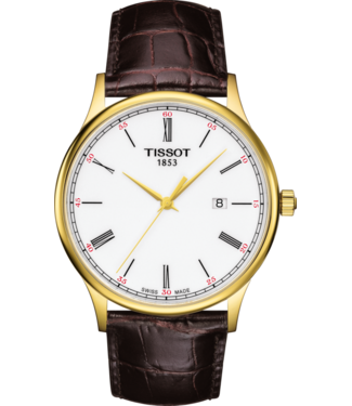 Tissot Tissot T914410A Watch Band Brown Leather 21 mm