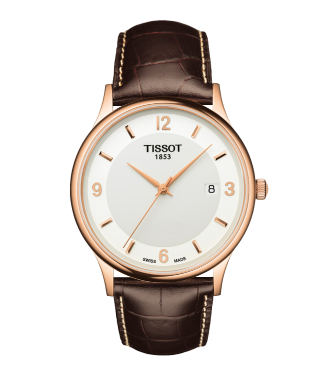 Tissot T914410A & T914407A XL Horlogeband T610034578 Bruin Leer 21 mm Rose Dream