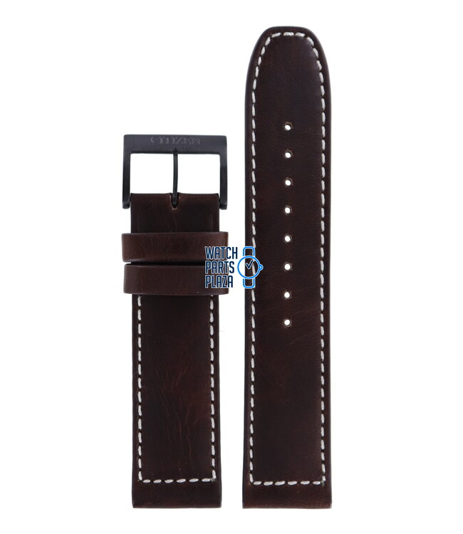 Citizen CA4215-04W Watch Band 59-S53141 Brown Leather 22 mm Eco-Drive