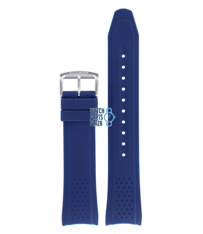 Citizen AW1158-05L Bracelet De Montre 59-S53887 Bleu Silicone 22 mm Eco-Drive