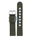 Citizen AT0200-05E Watch Band 59-S52138 Green Leather & Textile 20 mm Eco-Drive